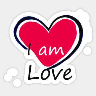 I am Love 2 Sticker